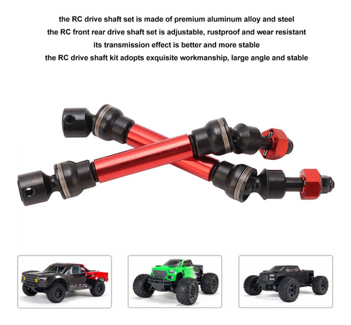 Kit De Transmisión Rc Driver Shaft Kit, Parte Delantera De A