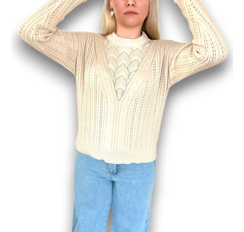 Sweater Mujer Calado Bremer