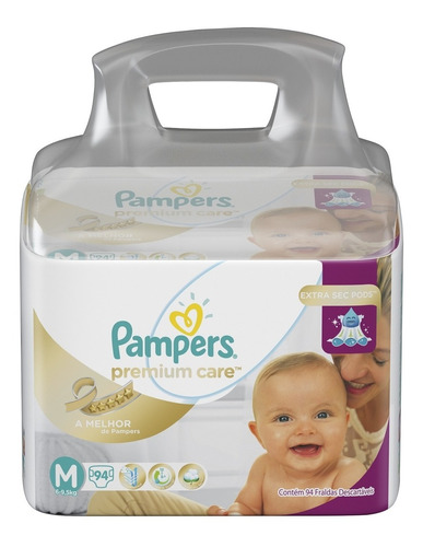 Fralda Pampers Premium Care Top