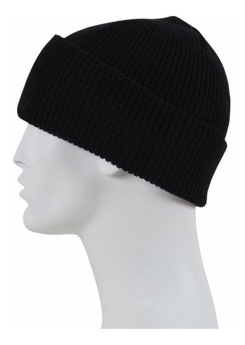 Clásico Gorro Negro De Lana