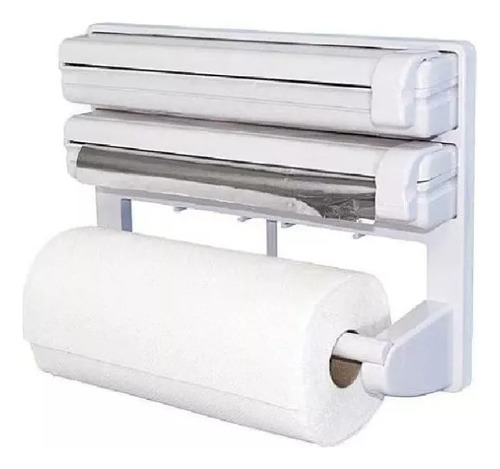 Set Dispensador Triple Para Papel Nova Film Aluminio, Cocina