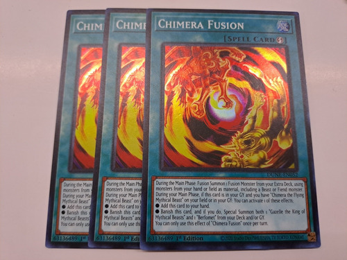 Chimera Fusion Dune-en052 Super Rare Yugioh 