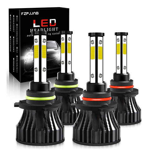 Kit Focos Led Fzpjjnb 9005+9006 Para Lincoln Ls 2000-2002