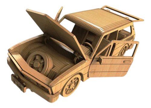 Vetor Cnc Miniatura Carro Brasilia Para Corte A Laser