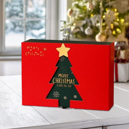 Caja De Regalo De Navidad, Envoltorio 20 Cm X 18 Cm X 8 Cm