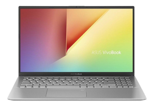 Imagen 1 de 8 de Laptop Asus VivoBook F512JA gray 15.6", Intel Core i3 1005G1  8GB de RAM 128GB SSD, Intel UHD Graphics 1920x1080px Windows 10 Home