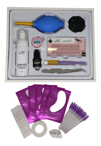 Kit Profesional Para Aplicación De Pestañas  Mink
