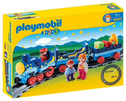Playmobil 6880 Linea 1 2 3. Tren Con Vías