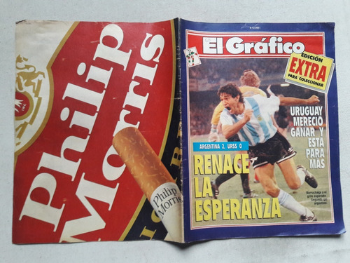 Revista El Gráfico Extra Nº 63 Argentina 2 Urss 0 Burruchaga