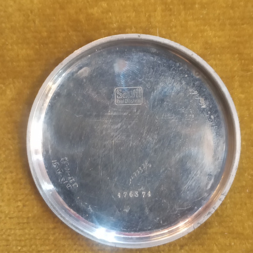 Reloj De Bolsillo Antiguo Solvil Paul Ditisheim Funcionando (Usado)