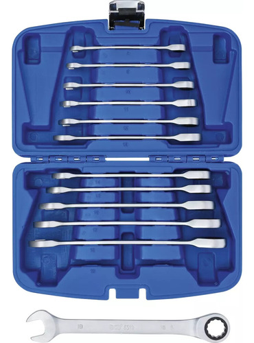 Juego De Llaves Combinadas Con Matraca Mm 12pzas 6541 Bgs