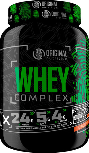 Suplemento em pó Original Nutrition  Original Series Whey Complex whey protein Whey Complex sabor  chocolate em pote de 900g