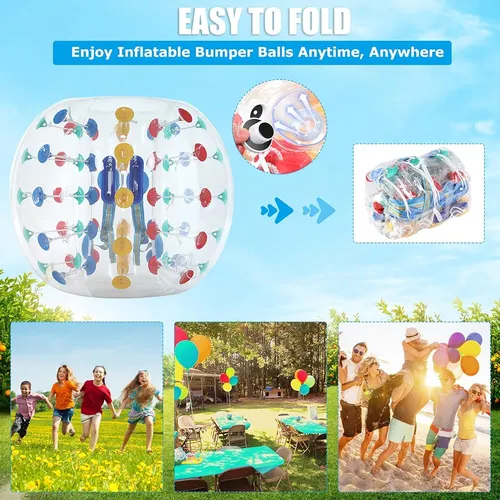Yuebo Bumper Bubble Soccer Balls Para Niños, Body Zorb Ball