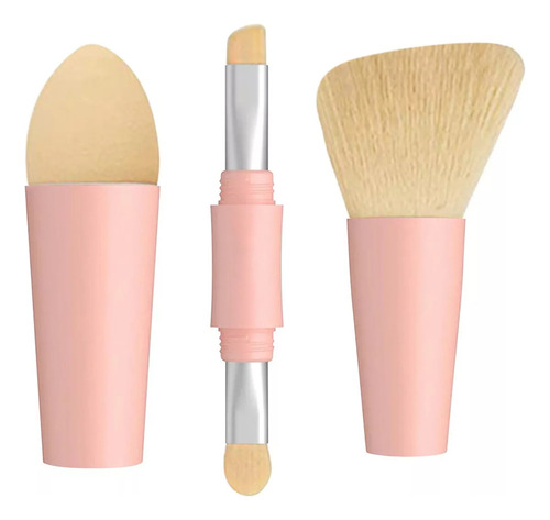 L Brocha De Maquillaje La Herramienta De Belleza 4 En 1,