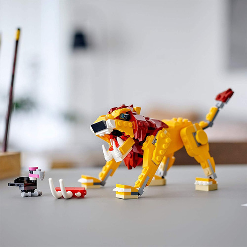 Imagen 11 de 12 de Lego Bloques Creator Animales Salvajes 3 En 1 31112 Cantidad De Piezas 224