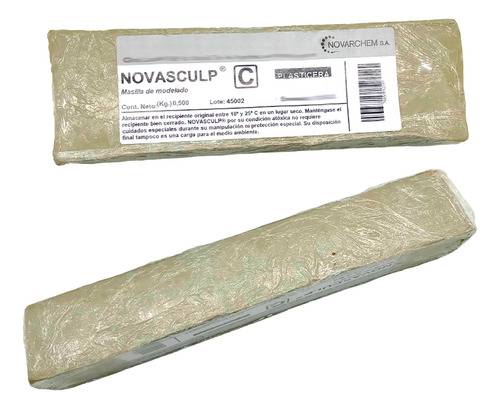 Plasticera Para Esculpir Y Modelar Novasculp 2kg Novarchem