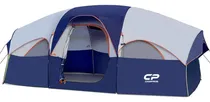 Comprar Campros Tent-8-person-camping-camping Tents, Carpa Familiar Color Azul