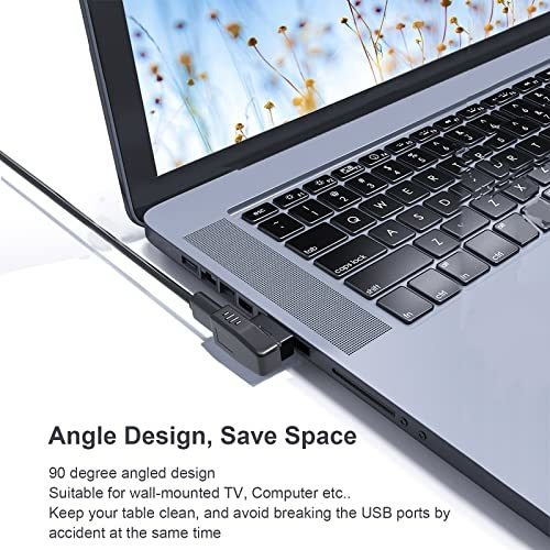 Adaptador Usb 3.0 De 90 Grados Macho A Hembra Conector P