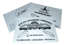 Comprar 1000 Cubre Alfombras Personalizadas De Papel Lavadero Autos 