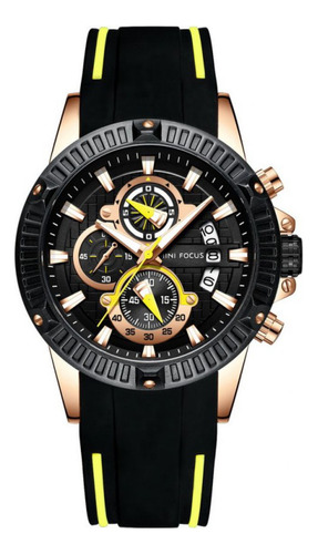 Reloj Para Hombre Mini Focus Mf0244g Mf9108 Negro