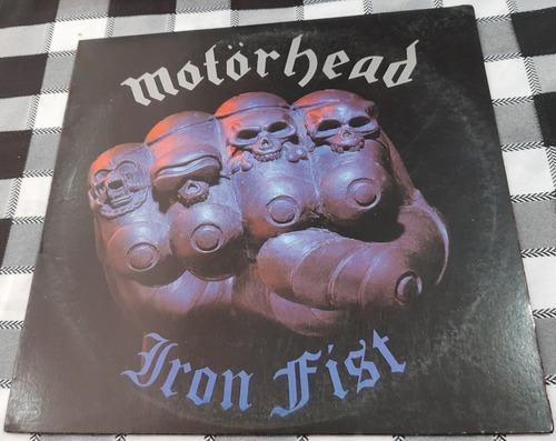 Motorhead - Iron Fist Lp Usa 1ra Edicion Metallica Megadeth