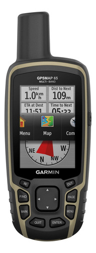 Navegador por satélite multibanda Gps Garmin Gpsmap 65, cor preta