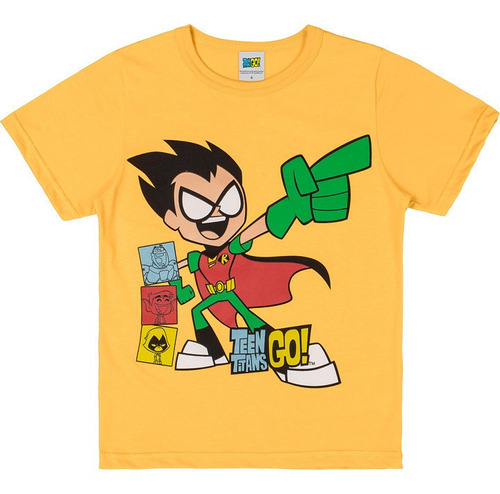 Camiseta Jovens Titãs Teen Titans Go! N4000 Marlan Tm 4 À 10