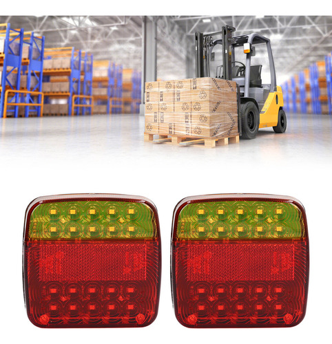 Kit De Luces Cuadradas For Remolque, Inalámbricas, Impermea