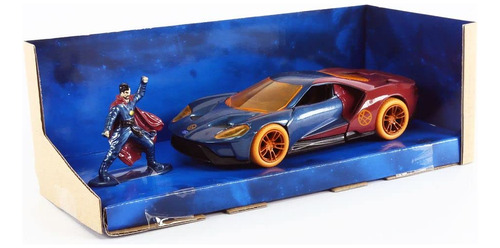 Jada Toys Ford Mustang W/dr Strange Nano Fig 1/32 Vehculo