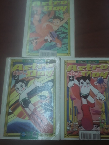 Manga Lote X 3 Libros - Astro Boy - Tomo 3 - 4 Y 5 C/u