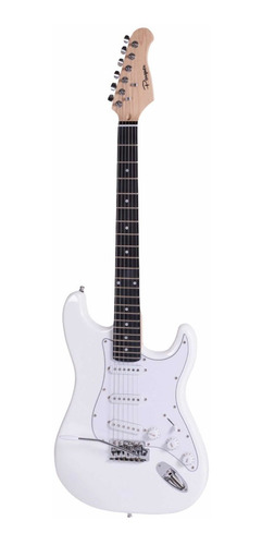 Guitarra eléctrica Parquer Custom Stratocaster de caoba 2019 blanca laca