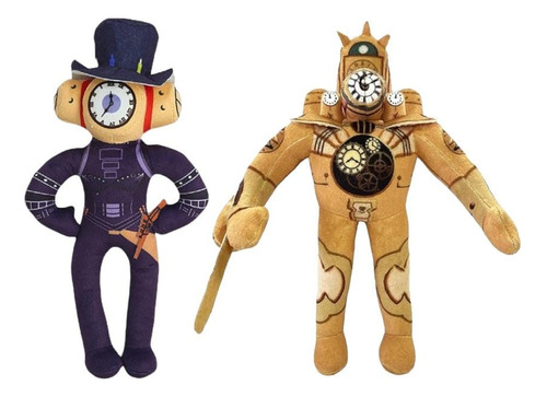 Set 2 Peluches Titan Clockman Evolución Multivers Exclusivo 