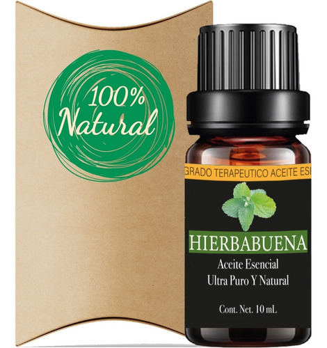 Aceite Esencial De Hierbabuena 100% Natural Y Puro