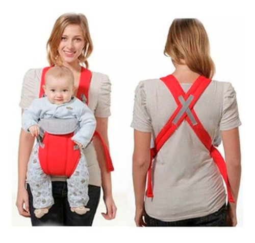 Imagen 3 de 3 de Bebes Baby Carrier Cargadera Canguro Gris En71=13209=2