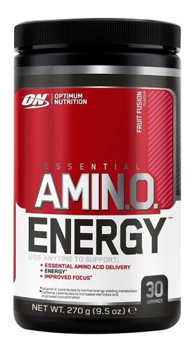 Amino Energy X 270 Grs 30 Servicios - (optimum Nutrition) Fruit Fusion