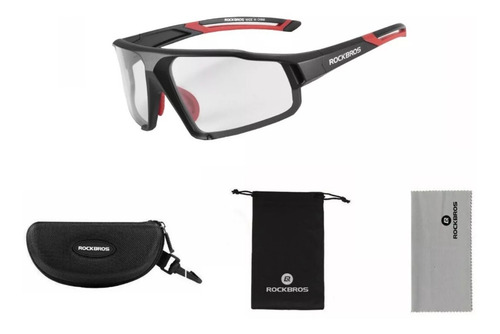 Imagen 2 de 10 de Lentes Rockbros Fotocromáticos Ciclismo Running Tria Padel