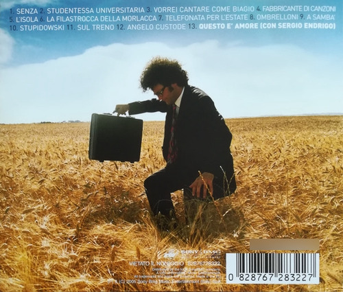Cd Fabbricante Di Canzoni (simone Cristicchi) Estándar