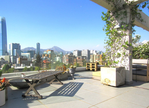 Amoblado, Penthouse Dúplex. Vista Panorámica.