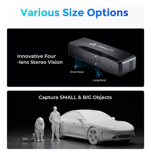 Escáner 3d Creality Otter Lite, Escáner Inalámbrico Portátil