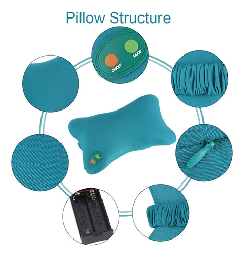 Almohada Eléctrica Suave Que Vibra El Cuello For La Espalda