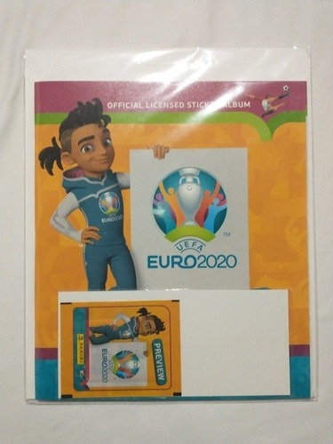 Album Euro 2020 Uefa Preview Ed.eslovênia+ 1 Envelope Panini