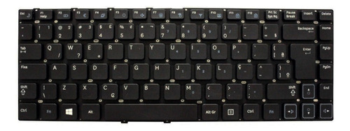 Teclado Para Notebook Samsung Rv420 Np-rv420 Abnt2 Br Novo