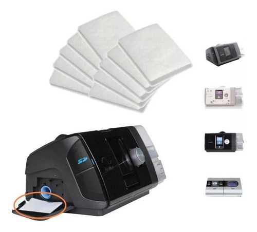 10x Filtros Para Cpap Resmed Airsense 10 Y Aircurve 10 A S9