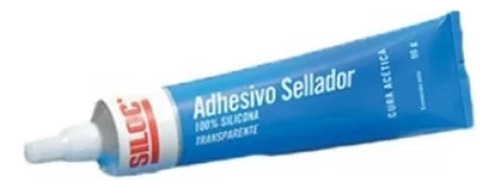 Adhesivo Sellador Siloc Silicona Blanco 25 Gramos