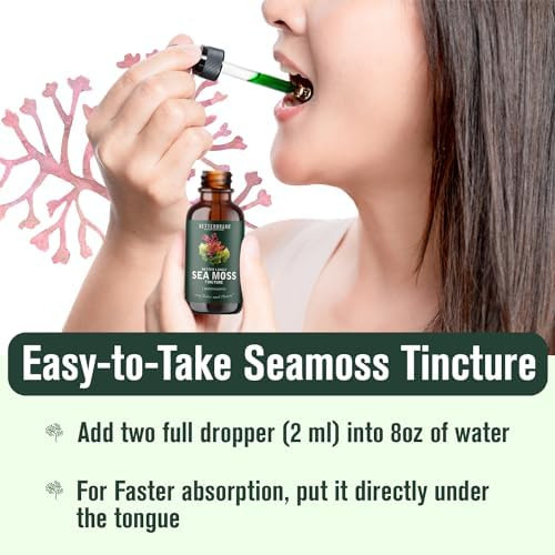 Suplemento Betterbrand Betterlungs Sea Moss Tincture Drops