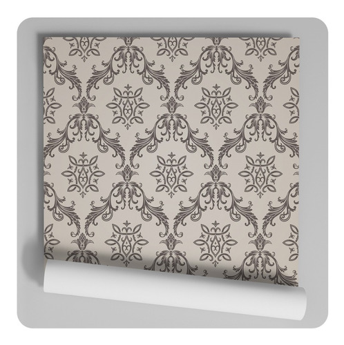 Papel De Parede Adesivo Damask Coblestone Dk-47 - 20 Unids