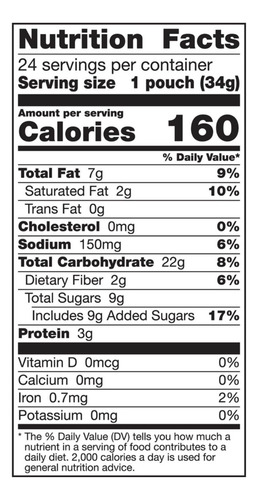 Nature Valley Crunchy Snack Mix Oats 'n Peanut Butter 24 Pz