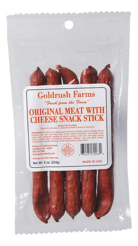 Surtido De Palitos De Snacks De Carne Y Queso Frescos De La