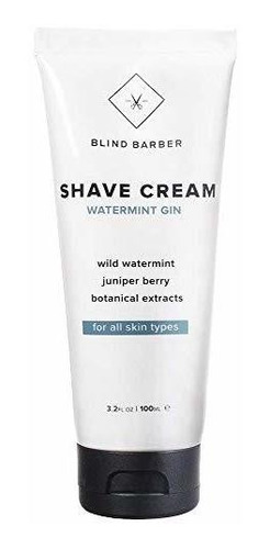 Ciegos Barbero Watermint Gin Shave Cream - Crema Barba Espum