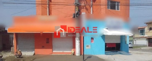 Imagem 1 de 10 de Imóvel Comercial Com 2 Salões E Ampla Residência 50m Do Mar - 619
